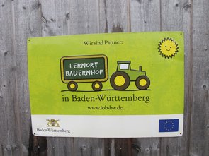 Betrieb ist Partner von Lernort Bauernhof in Baden-Württemberg 
