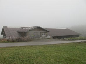Aussenansicht des Stalls